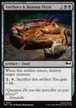 Anchovy & Banana Pizza TMT-57 Common Near Mint Englisch Foil