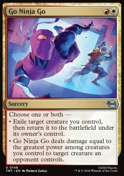 Go Ninja Go TMT-149 Uncommon Near Mint Englisch Foil