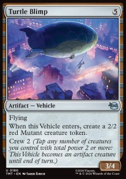 Turtle Blimp TMT-180 Uncommon Near Mint Englisch Foil