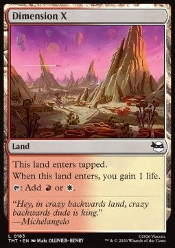 Dimension X TMT-183 Common Near Mint Englisch Foil