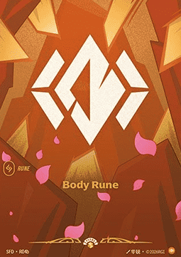 Body Rune SFDX-R04b Showcase Good Englisch Foil