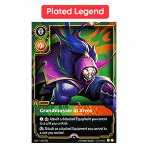 Plated Legend: Jax, Grandmaster at Arms SFDX-  Near Mint Englisch