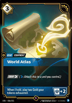 World Atlas SFDX-086 Rare Near Mint Englisch Foil