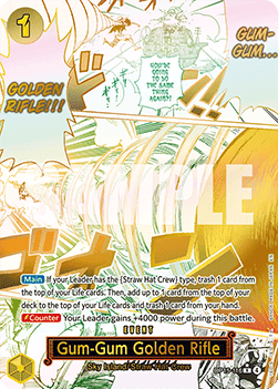 Gum-Gum Golden Rifle (OP15-116) (V.2) OP15 Special Rare Near Mint Englisch