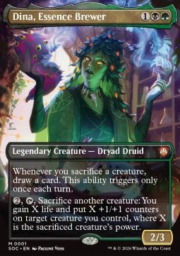 Dina, Essence Brewer SOC-1 Mythic Near Mint Deutsch Foil