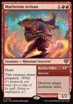 Maelstrom Artisan // Rocket Volley SOS-122 Rare Near Mint Englisch