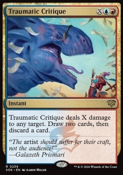 Traumatic Critique SOS-239 Rare Good Englisch Foil
