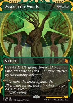 Awaken the Woods (V.1) SOA-49 Mythic Excellent Englisch Foil