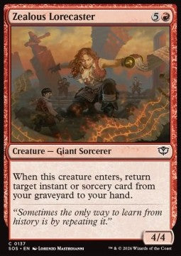 Zealous Lorecaster SOS-137 Common Near Mint Englisch Foil