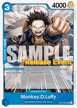 Monkey.D.Luffy (OP15-051) OP15P Uncommon Near Mint Englisch