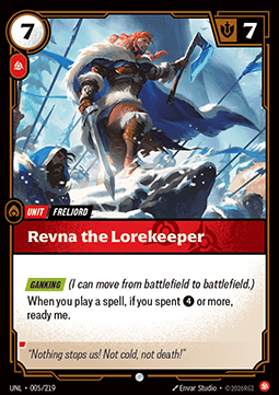 Revna the Lorekeeper UNL-005 Common NM Englisch Foil