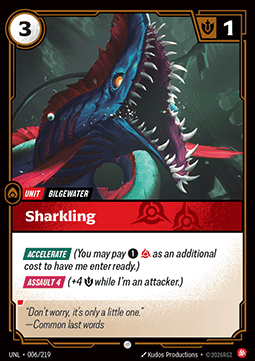 Sharkling UNL-006 Common NM Englisch Foil