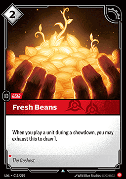 Fresh Beans UNL-011 Uncommon NM Englisch Foil