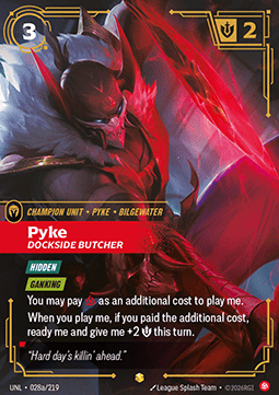Pyke, Dockside Butcher (V.2) UNL-028a Showcase Near Mint Englisch Foil