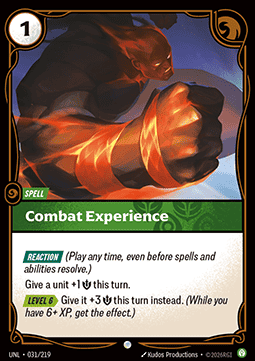 Combat Experience UNL-031 Common NM Englisch Foil
