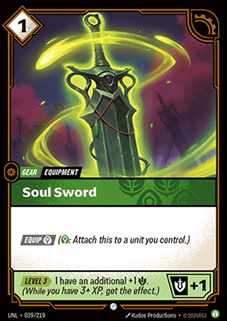 Soul Sword UNL-039 Common NM Englisch Foil