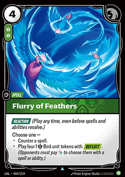 Flurry of Feathers UNL-044 Uncommon NM Englisch
