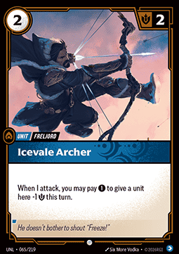 Icevale Archer UNL-065 Common NM Englisch Foil
