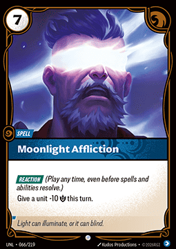 Moonlight Affliction UNL-066 Common NM Englisch Foil