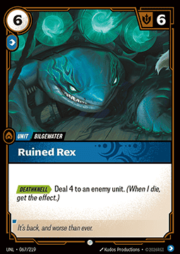 Ruined Rex UNL-067 Common NM Englisch Foil