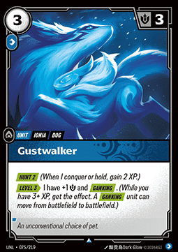 Gustwalker UNL-075 Uncommon NM Englisch Foil