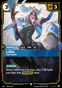 Lillia Fae Fawn (V.2) UNL-082a Showcase NM Englisch Foil