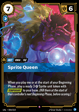 Sprite Queen UNL-084 Rare NM Englisch Foil