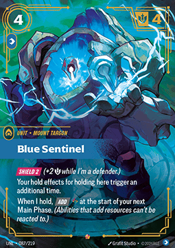 Blue Sentinel (V.1) UNL-087 Epic NM Englisch Foil
