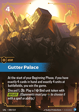 Gutter Palace UNL-088 Epic NM Englisch Foil