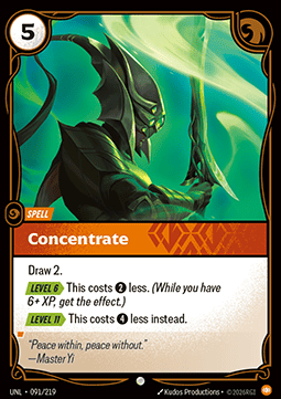 Concentrate UNL-091 Common NM Englisch Foil