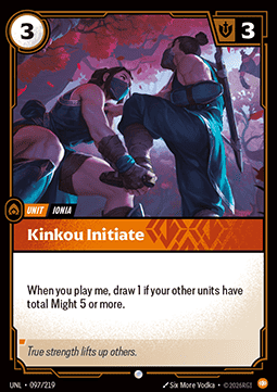 Kinkou Initiate UNL-097 Common NM Englisch Foil
