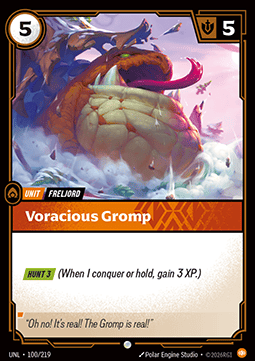 Voracious Gromp UNL-100 Common NM Englisch Foil