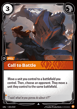 Call to Battle UNL-101 Uncommon NM Englisch