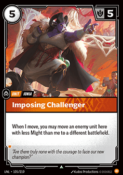 Imposing Challenger UNL-105 Uncommon NM Englisch Foil
