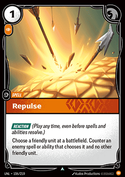 Repulse UNL-106 Uncommon NM Englisch Foil