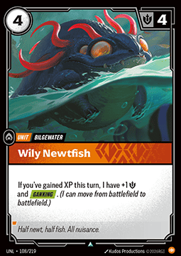 Wily Newtfish UNL-108 Uncommon NM Englisch