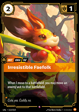 Irresistible Faefolk UNL-112 Rare Near Mint Englisch Foil