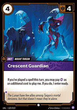 Crescent Guardian UNL-122 Common NM Englisch Foil