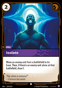 Isolate UNL-124 Common Near Mint Englisch Foil