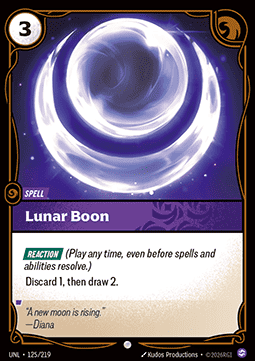 Lunar Boon UNL-125 Common NM Englisch Foil