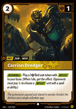 Carrion Dredger UNL-153 Common NM Englisch Foil