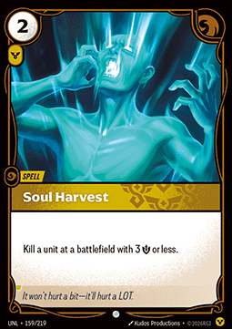 Soul Harvest UNL-159 Common NM Englisch Foil