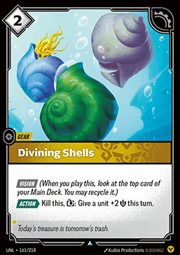 Divining Shells UNL-161 Uncommon NM Englisch