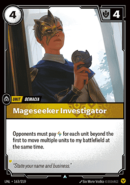 Mageseeker Investigator UNL-163 Uncommon NM Englisch Foil