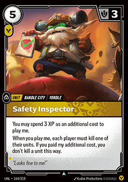 Safety Inspector UNL-164 Uncommon NM Englisch Foil