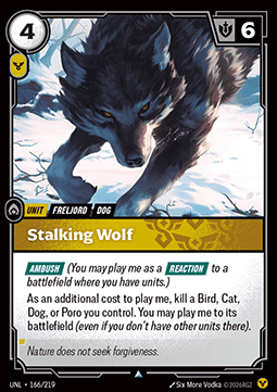 Stalking Wolf UNL-166 Uncommon NM Englisch