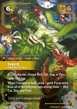 Ivern, Friend to All (V.1) UNL-177 Epic Near Mint Englisch Foil