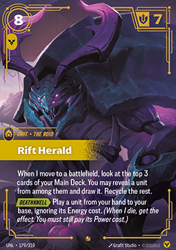 Rift Herald (V.1) UNL-179 Epic NM Englisch Foil