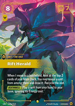Rift Herald (V.2) UNL-179a Showcase Near Mint Englisch Foil