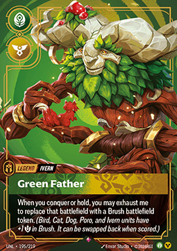 Ivern, Green Father (V.1) UNL-195 Rare NM Englisch Foil